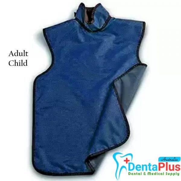 XRay Lead-Free Protective Bib Apron with Attached Collar-Flow