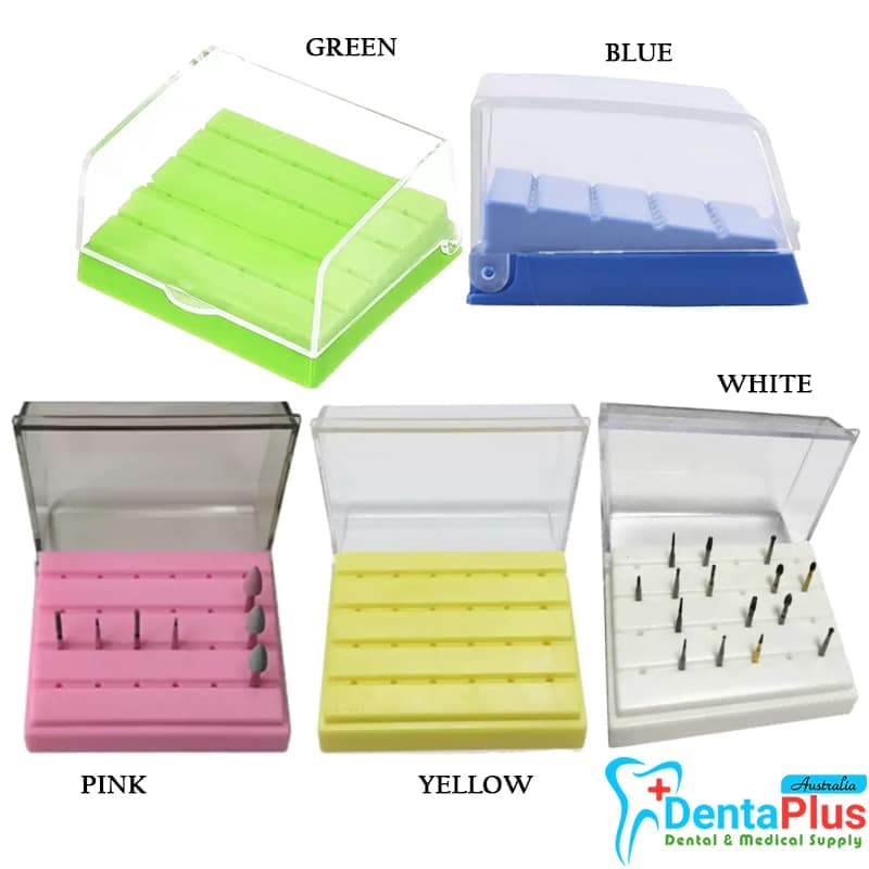 Bur Holder 24 Holes – Plastic Rectangular #Each