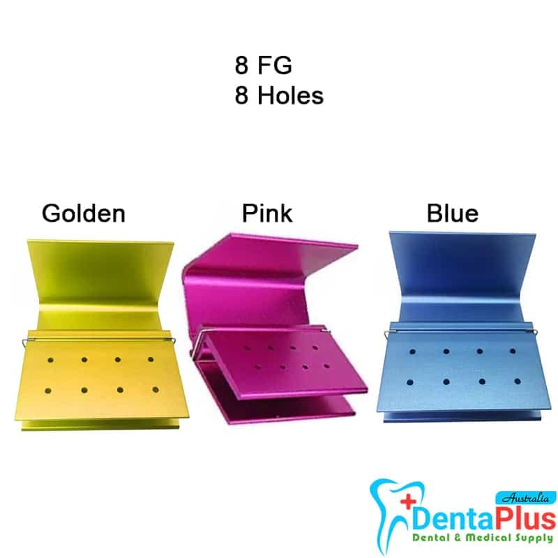 Bur Holder 8 Holes - 8 FG - Aluminium #Each