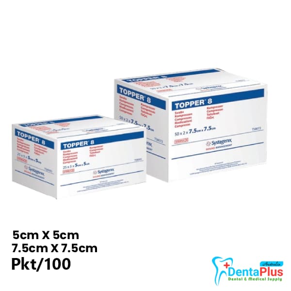 Topper 8 Gauze Non-Sterile 100pcs/pkt